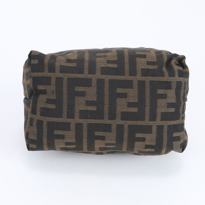 Fendi FF Zucca Pouch Hand Leather Brown Mwe — view 5