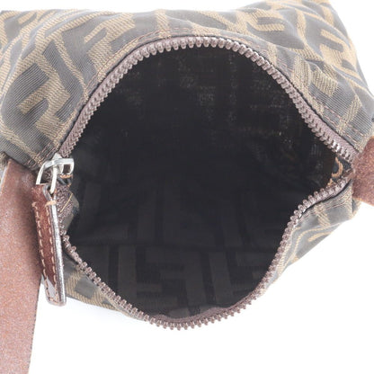 Fendi FF Zucca Pouch Hand Leather Brown Mwe — view 7