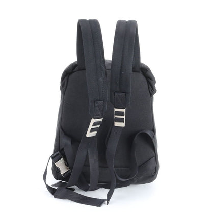 Prada Tessuto Nylon Triangle Logo Leather Backpack Shoulder — view 3