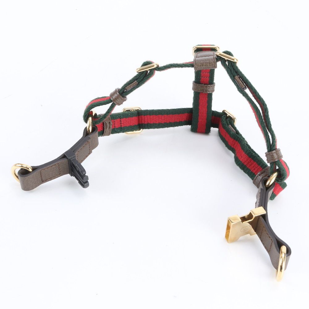 Gucci Sherry Line Pet Harness Adjustable Dog Equipment Torso Walking Outing — view 6