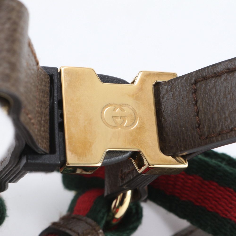 Gucci Sherry Line Pet Harness Adjustable Dog Equipment Torso Walking Outing — view 7