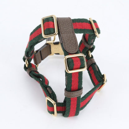 Gucci Sherry Line Pet Harness Adjustable Dog Equipment Torso Walking Outing — view 4