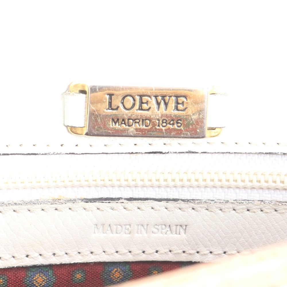 Loewe Anagram Leather Shoulder Bag Crossbody Hand — view 7