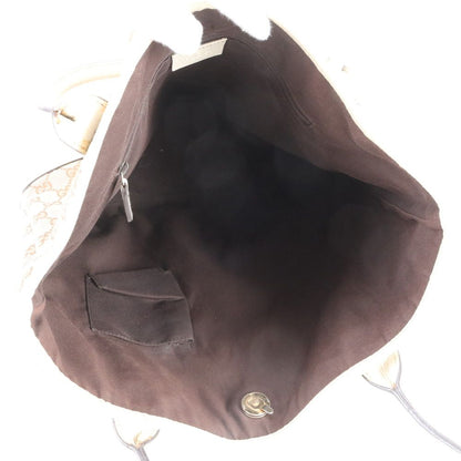 Gucci GG Canvas Sherry Prince Leather Tote Shoulder Hand Mbe — view 7