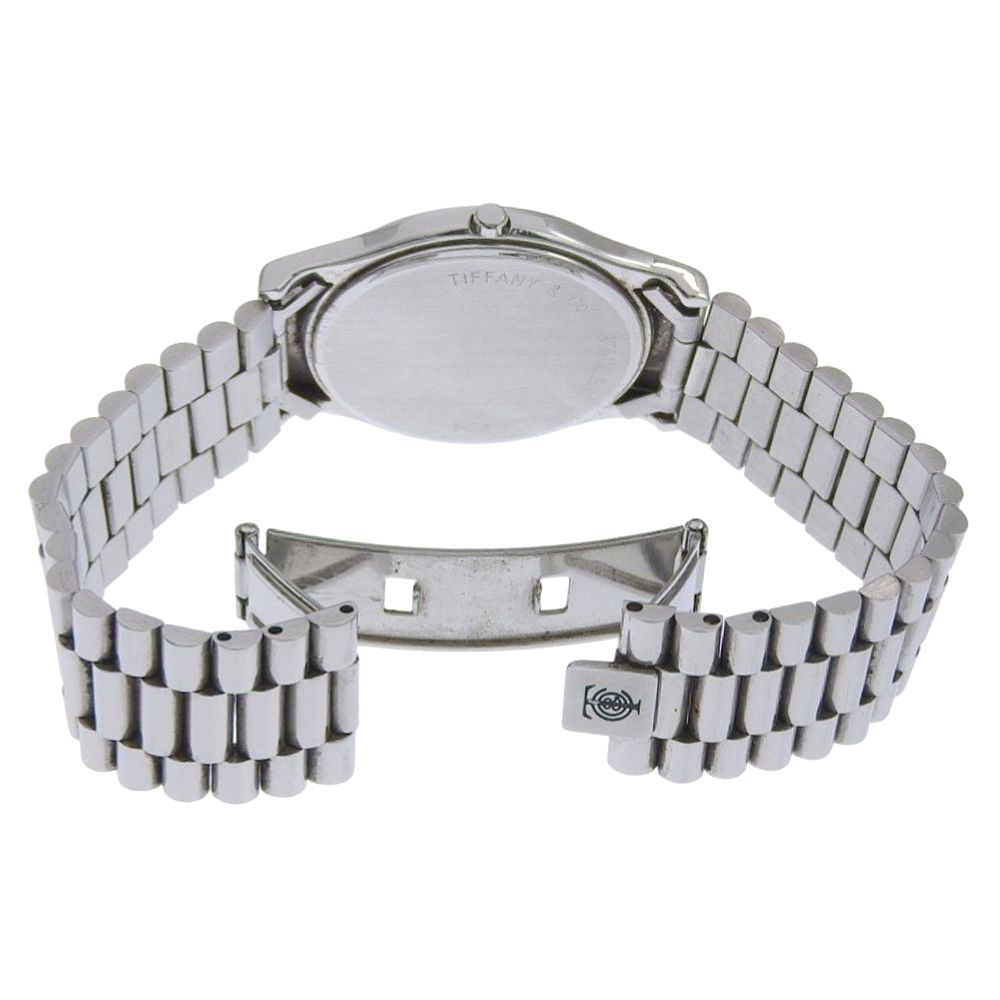 Tiffany & Co Classic Stainless Steel Quartz Analog Display White Dial Watch — view 5