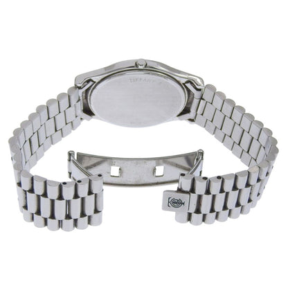 Tiffany & Co Classic Stainless Steel Quartz Analog Display White Dial Watch — view 5