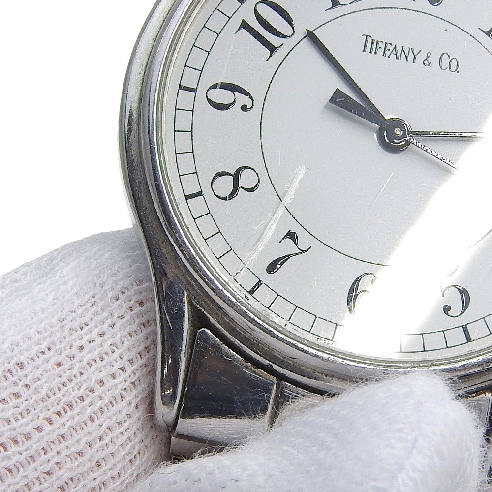 Tiffany & Co Classic Stainless Steel Quartz Analog Display White Dial Watch — view 7