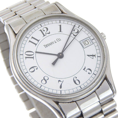 Tiffany & Co Classic Stainless Steel Quartz Analog Display White Dial Watch — view 3