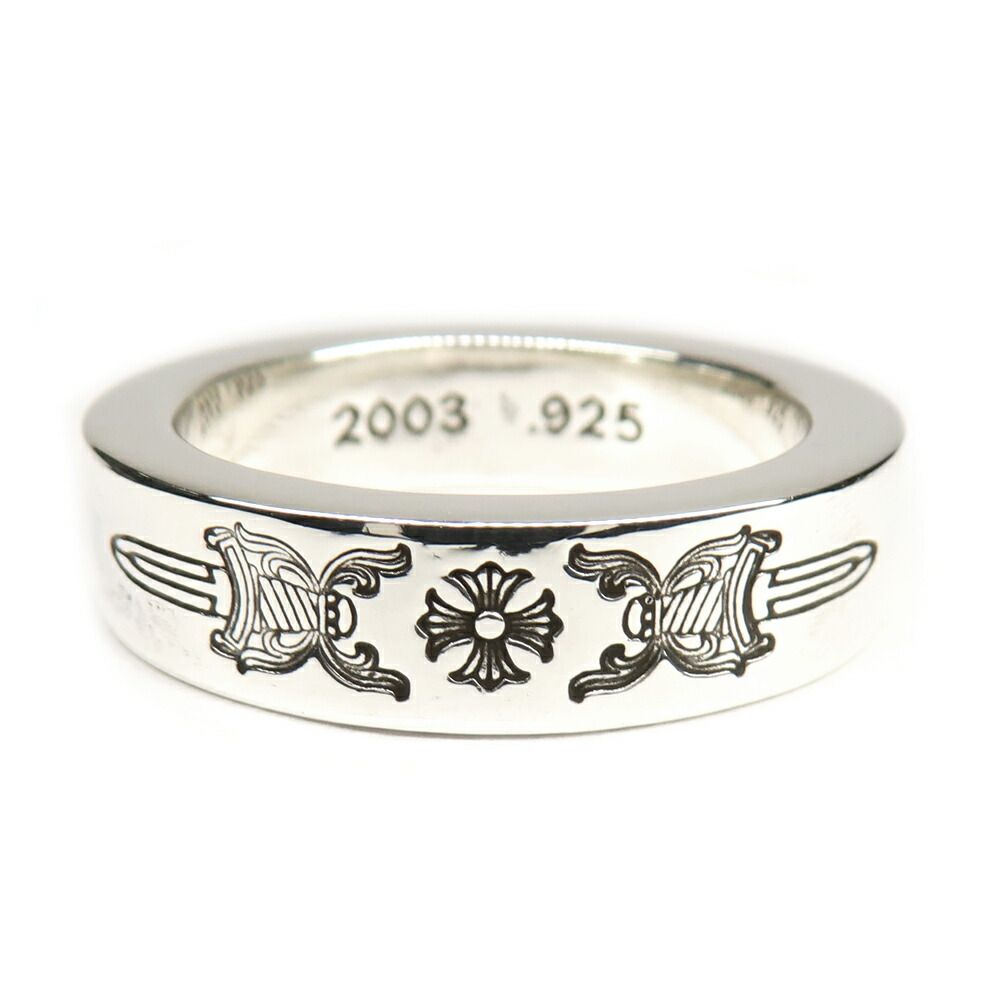 Chrome Hearts Ring Spacer Dagger mm 925 Sterling Silver