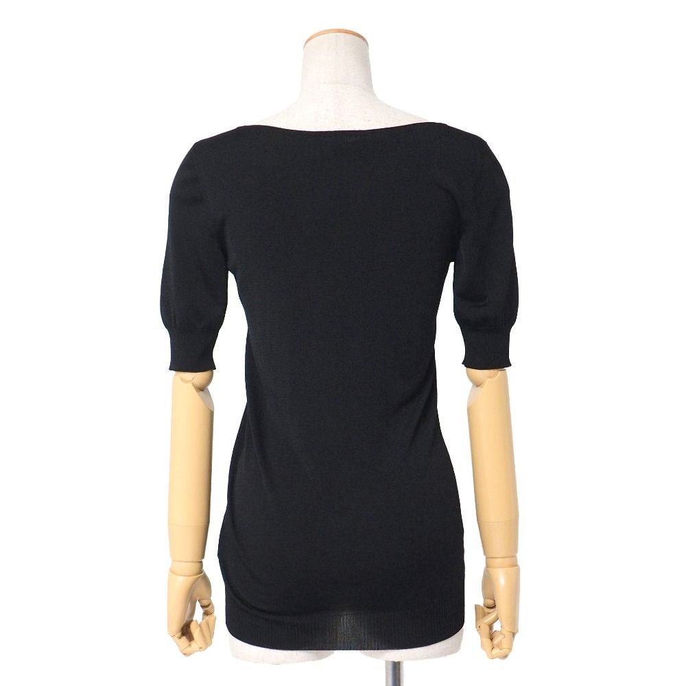 Gucci Sweater M Short Sleeve Rayon Neck Decoration — view 2