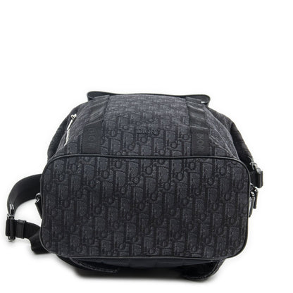 Dior Safari Backpack Black Oblique Peacock Canvas — view 6