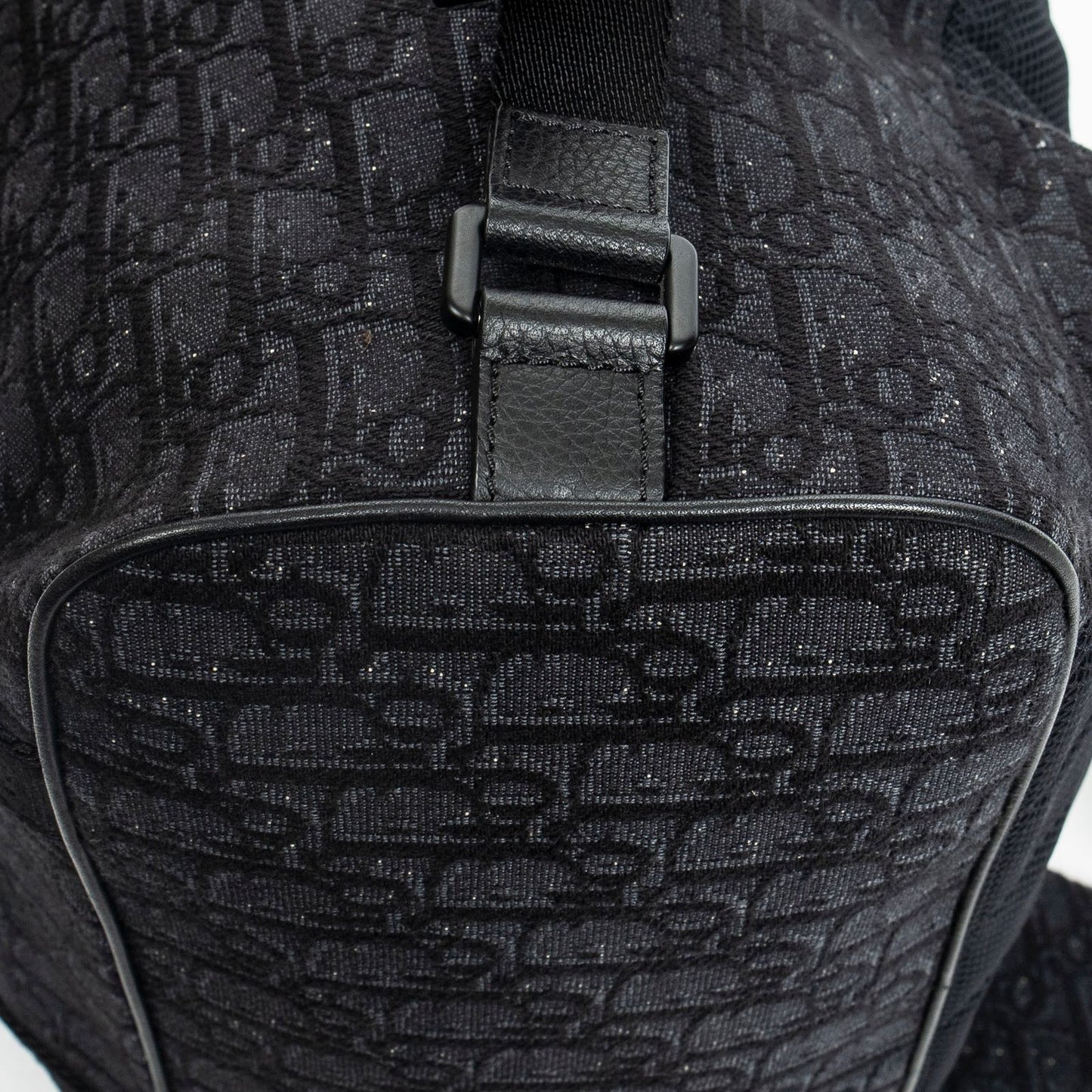 Dior Safari Backpack Black Oblique Peacock Canvas — view 7