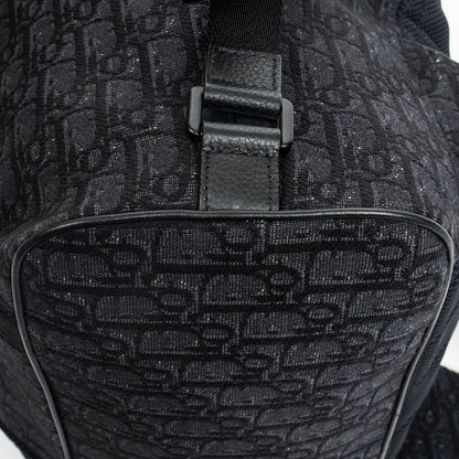 Dior Safari Backpack Black Oblique Peacock Canvas — view 7