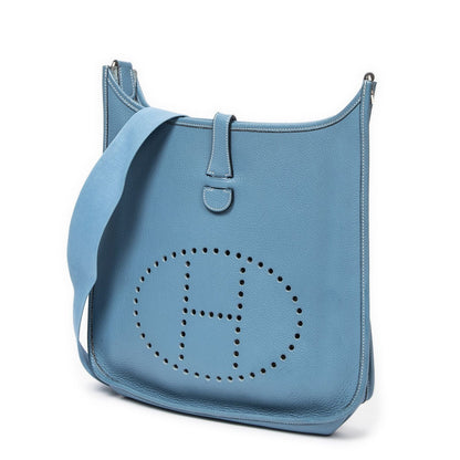Hermes Evelyne I Blue Jeans Togo Leather — view 2