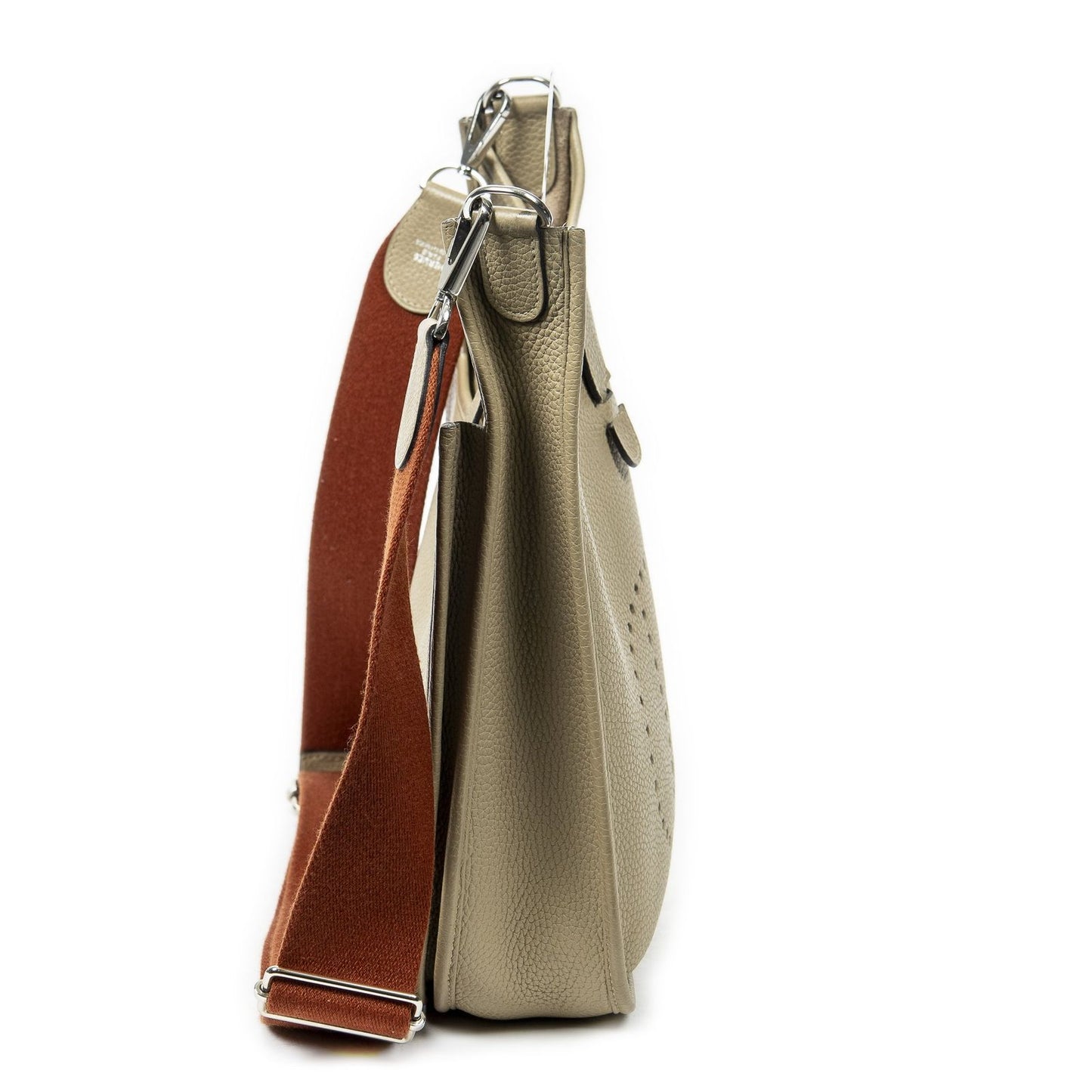 Hermes Evelyne III Clemence Leather Messenger Bag — view 4