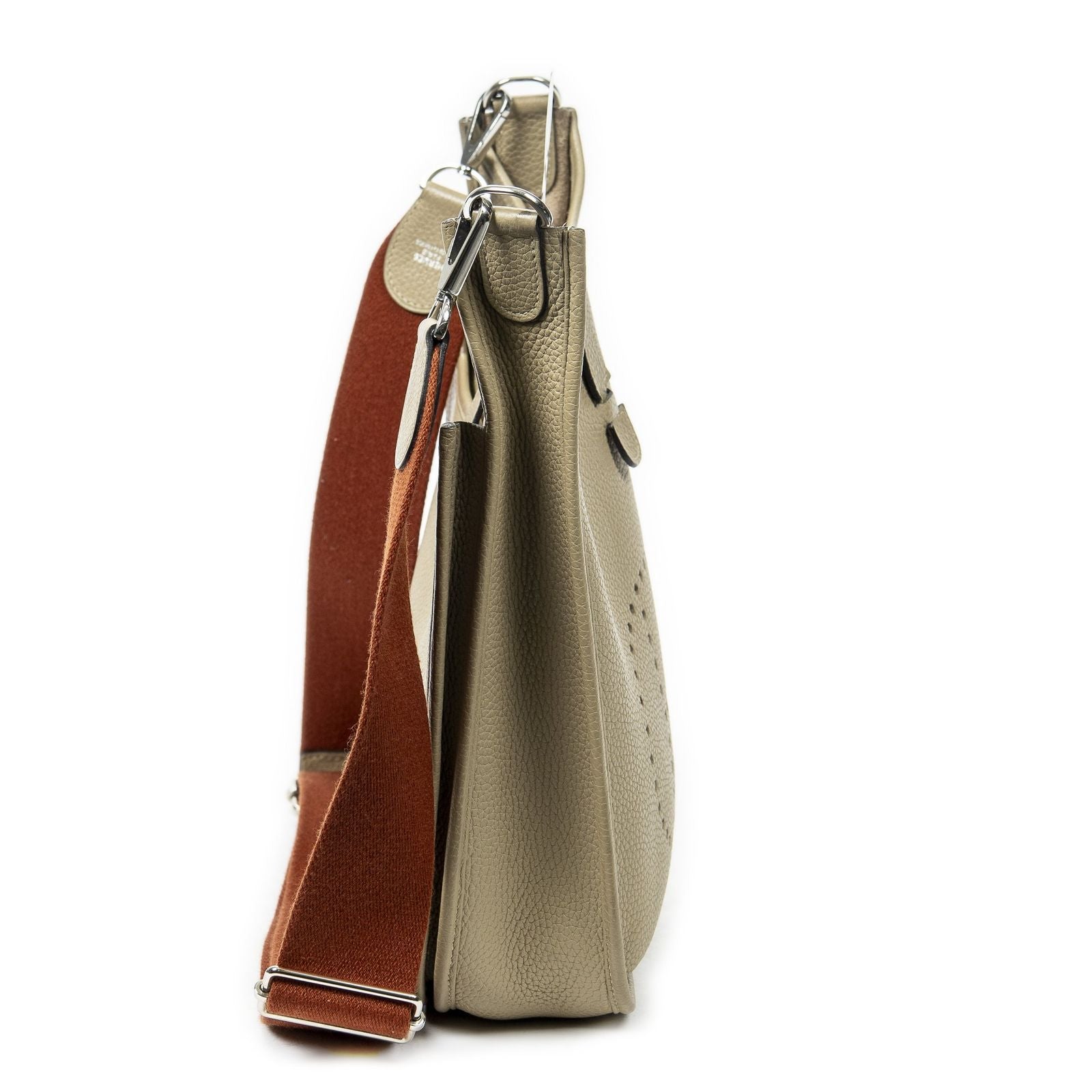 Hermes Evelyne III Clemence Leather Messenger Bag — view 4
