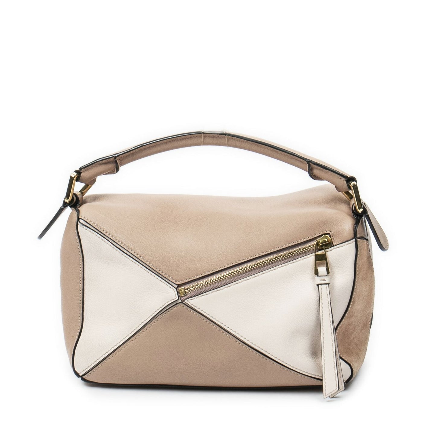 Loewe Mini Puzzle Bag Beige Calfskin Leather — view 5