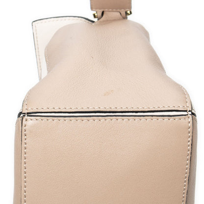 Loewe Mini Puzzle Bag Beige Calfskin Leather — view 7