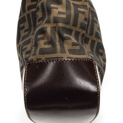 Fendi Radio Pun Tote Brown Zucca Canvas — view 8