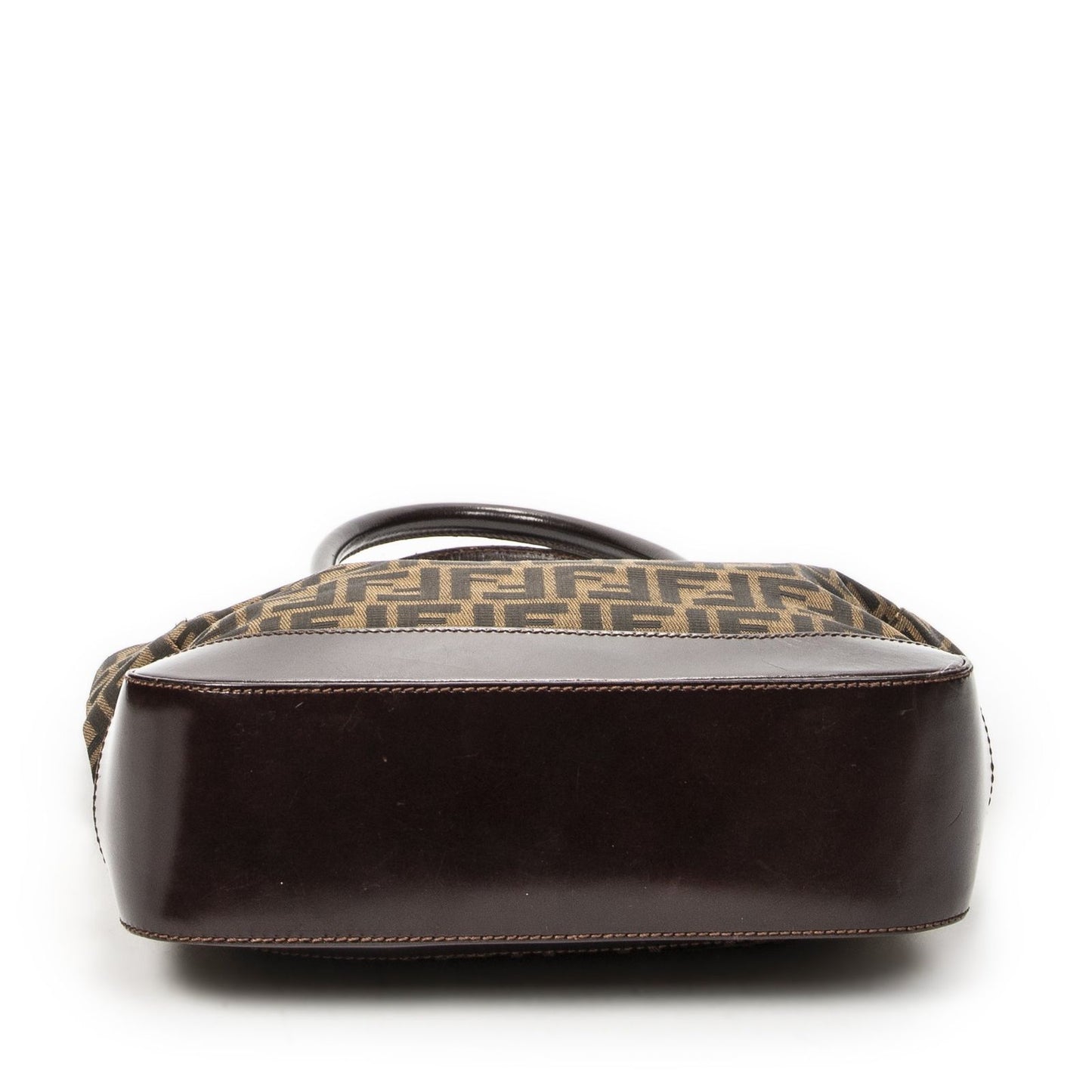 Fendi Radio Pun Tote Brown Zucca Canvas — view 6