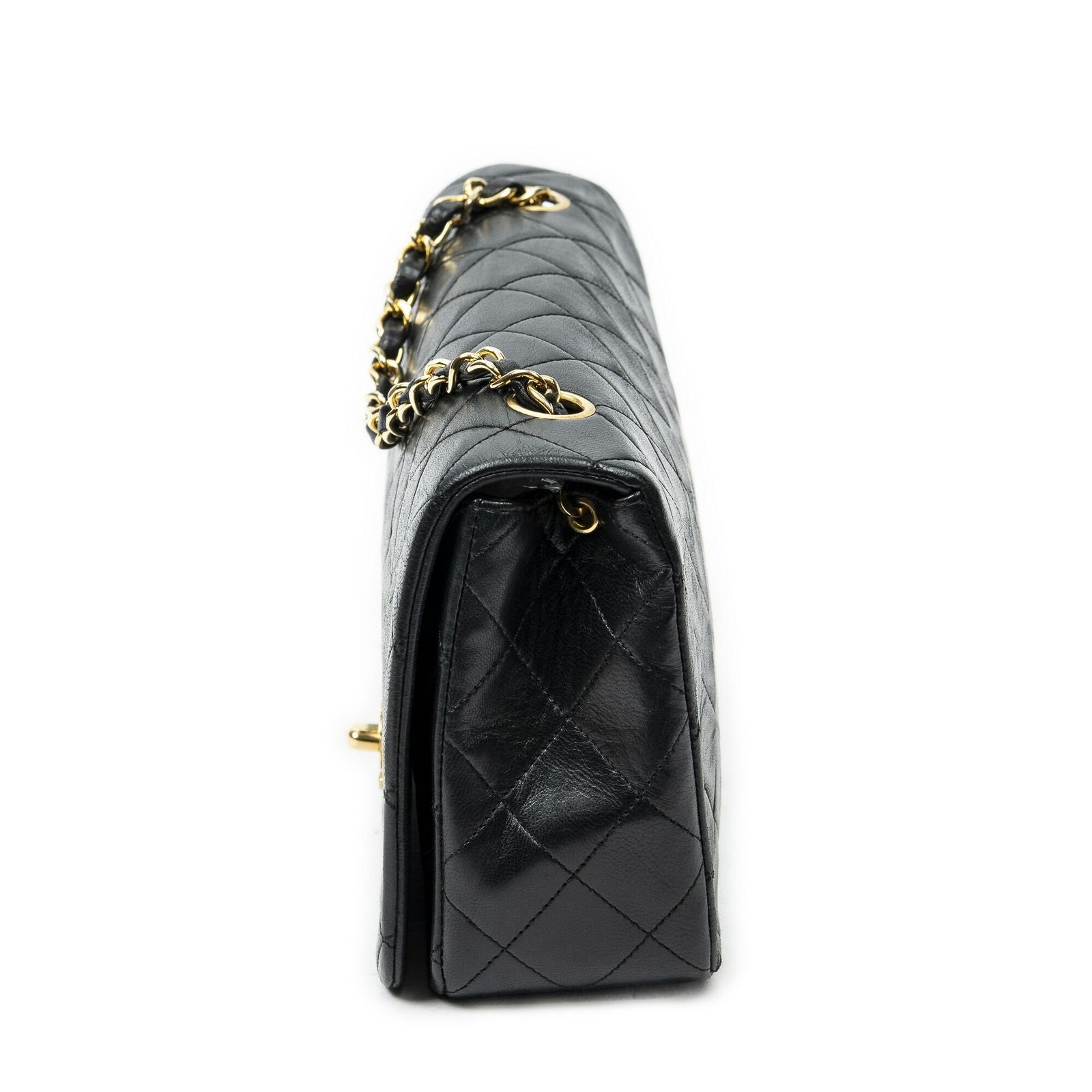 Chanel Mademoiselle Full Flap Black Quilted Lambskin Leather — view 3