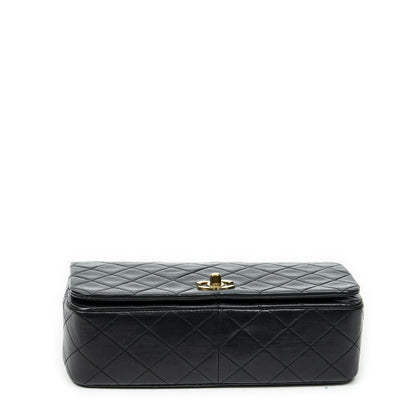 Chanel Mademoiselle Full Flap Black Quilted Lambskin Leather — view 6