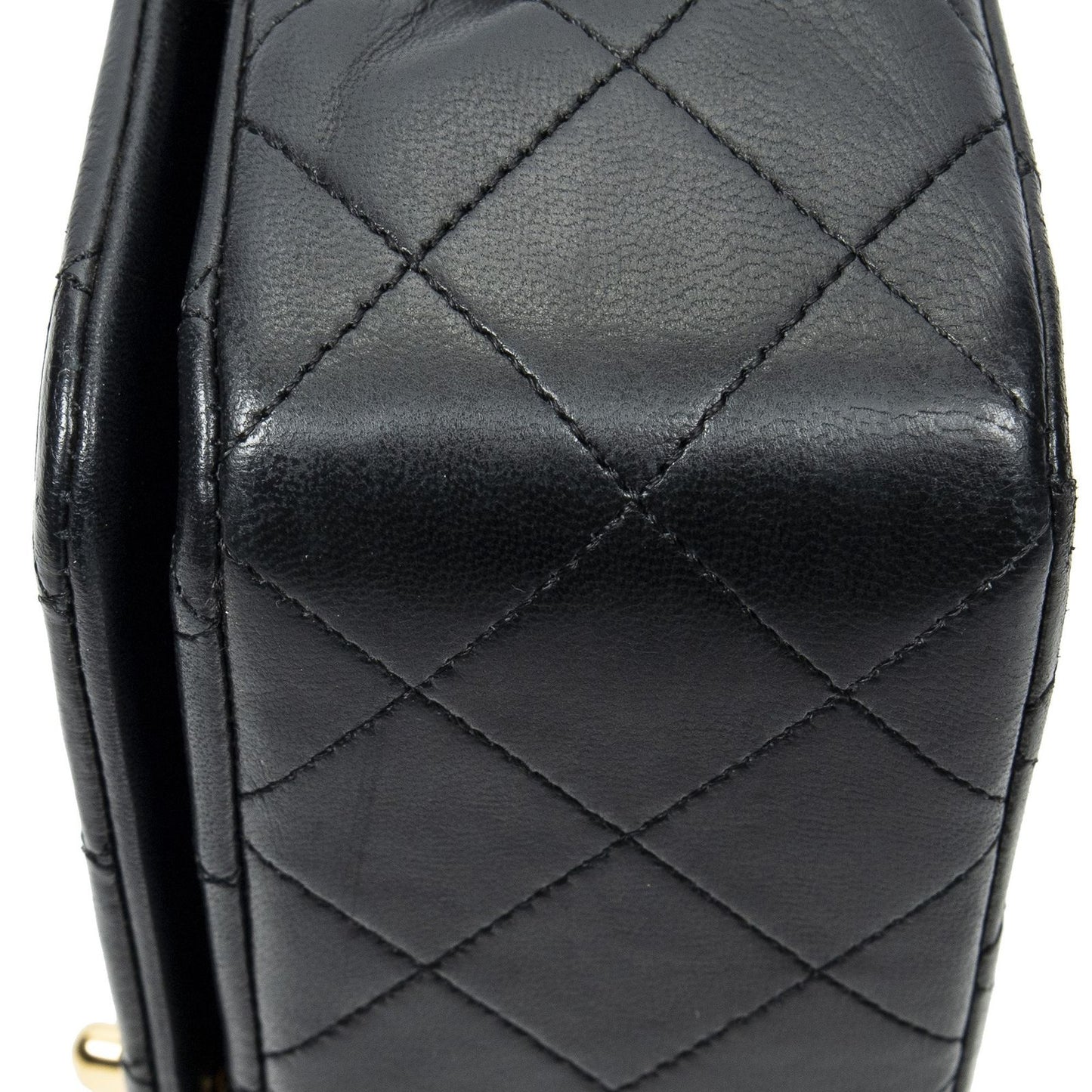 Chanel Mademoiselle Full Flap Black Quilted Lambskin Leather — view 8