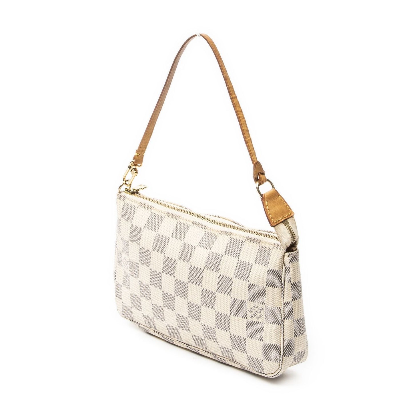 Louis Vuitton Pochette Ivory Damier Azur — view 2