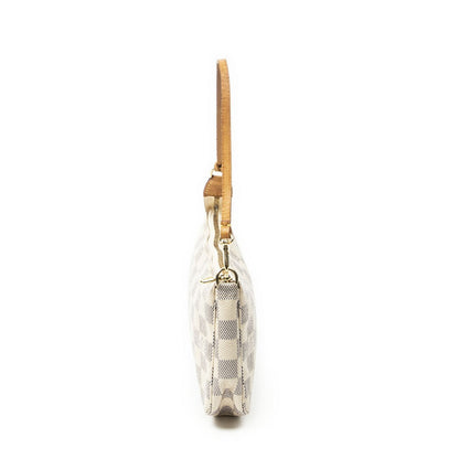 Louis Vuitton Pochette Ivory Damier Azur — view 4