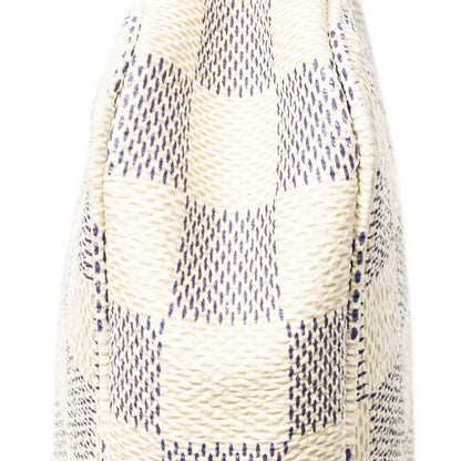 Louis Vuitton Pochette Ivory Damier Azur — view 7
