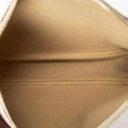 Louis Vuitton Pochette Ivory Damier Azur — view 9