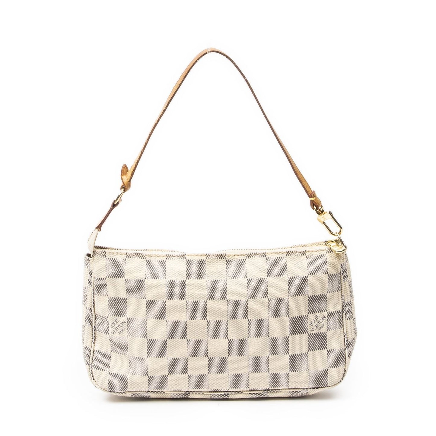 Louis Vuitton Pochette Ivory Damier Azur — view 5