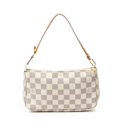 Louis Vuitton Pochette Ivory Damier Azur — view 5