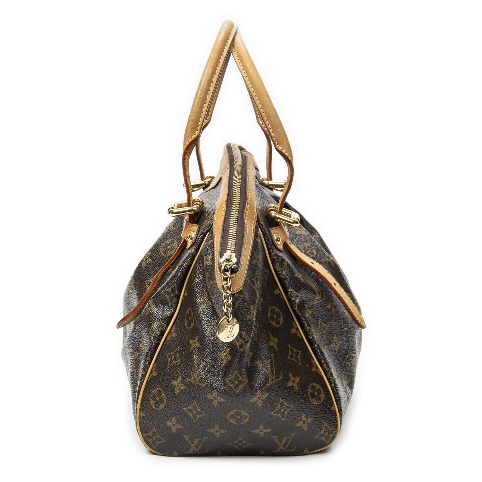 Louis Vuitton Tivoli Brown Monogram Canvas Messenger Bag — view 4