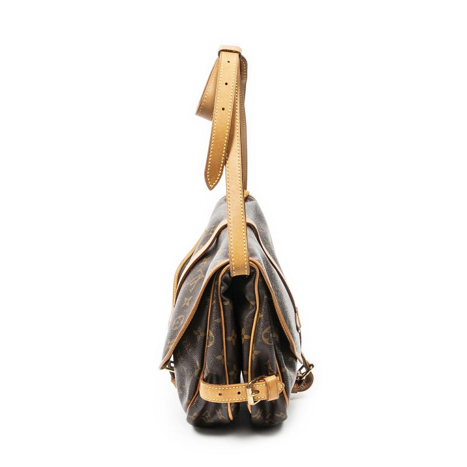 Louis Vuitton Saumur Brown Monogram Canvas — view 3