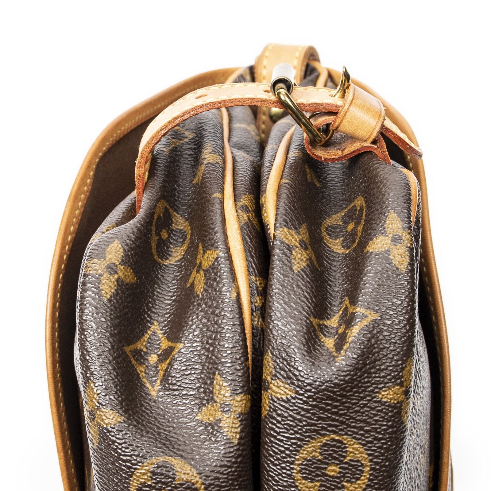 Louis Vuitton Saumur Brown Monogram Canvas — view 8