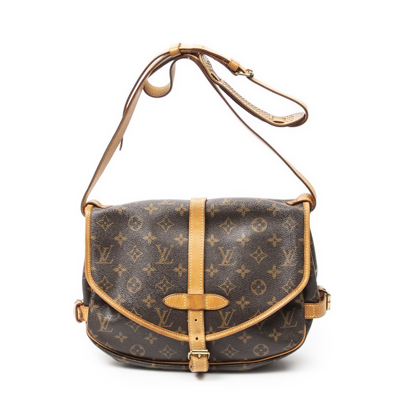 Louis Vuitton Saumur Brown Monogram Canvas — view 5