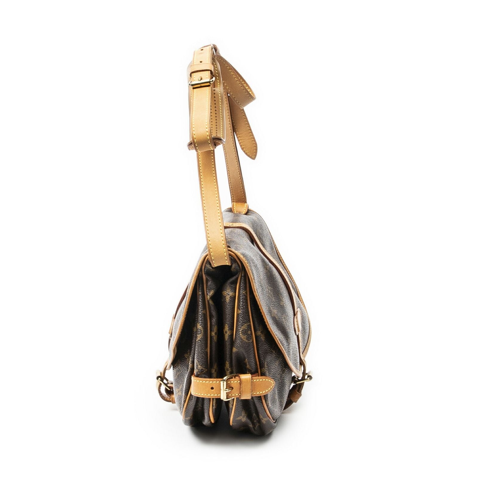 Louis Vuitton Saumur Brown Monogram Canvas — view 4
