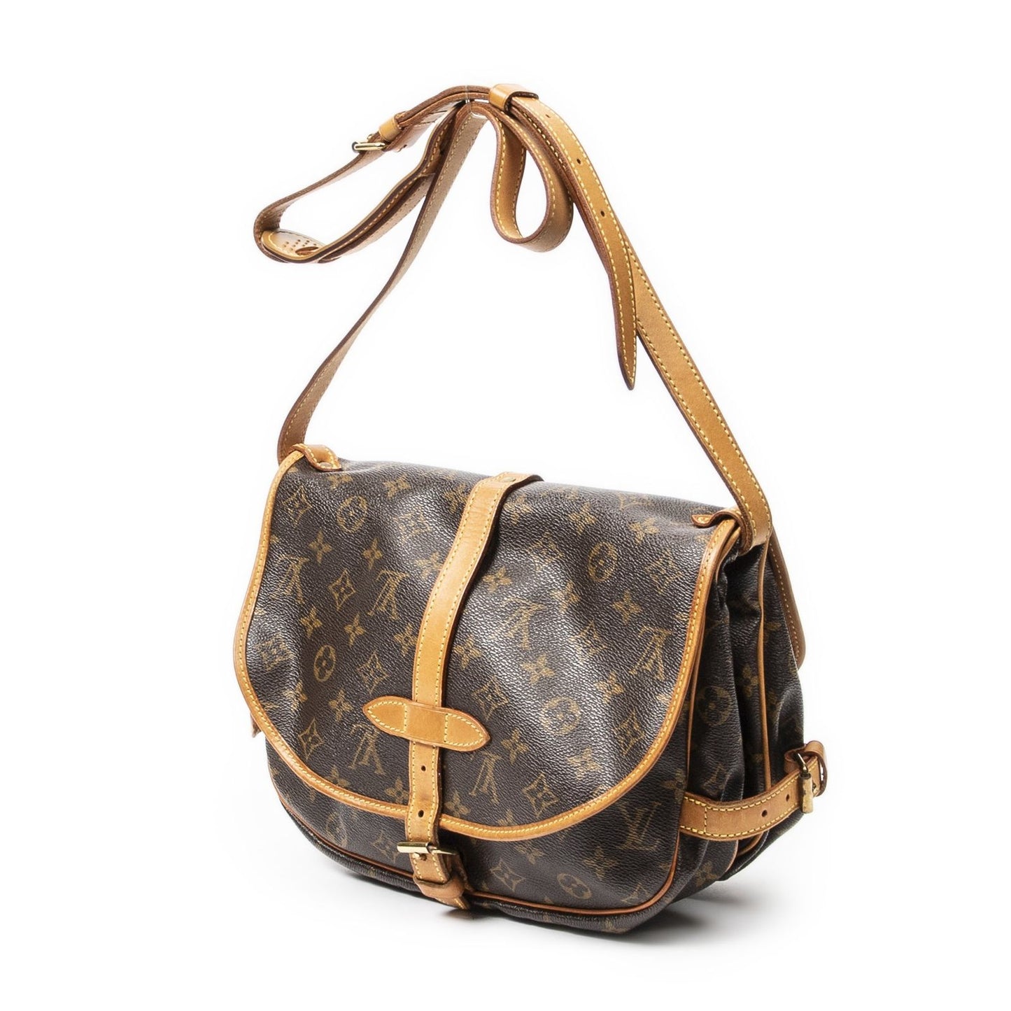 Louis Vuitton Saumur Brown Monogram Canvas — view 2