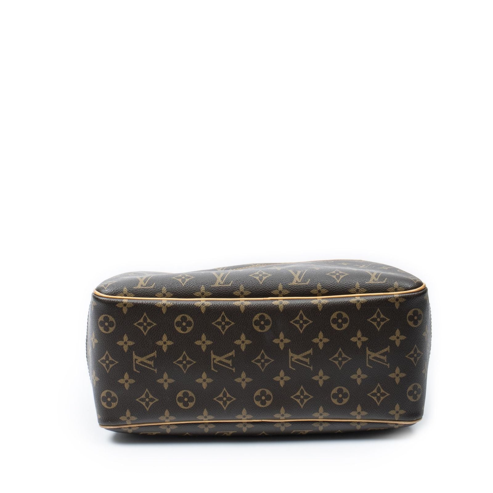 Louis Vuitton Deauville Brown Monogram Canvas Handbag — view 6