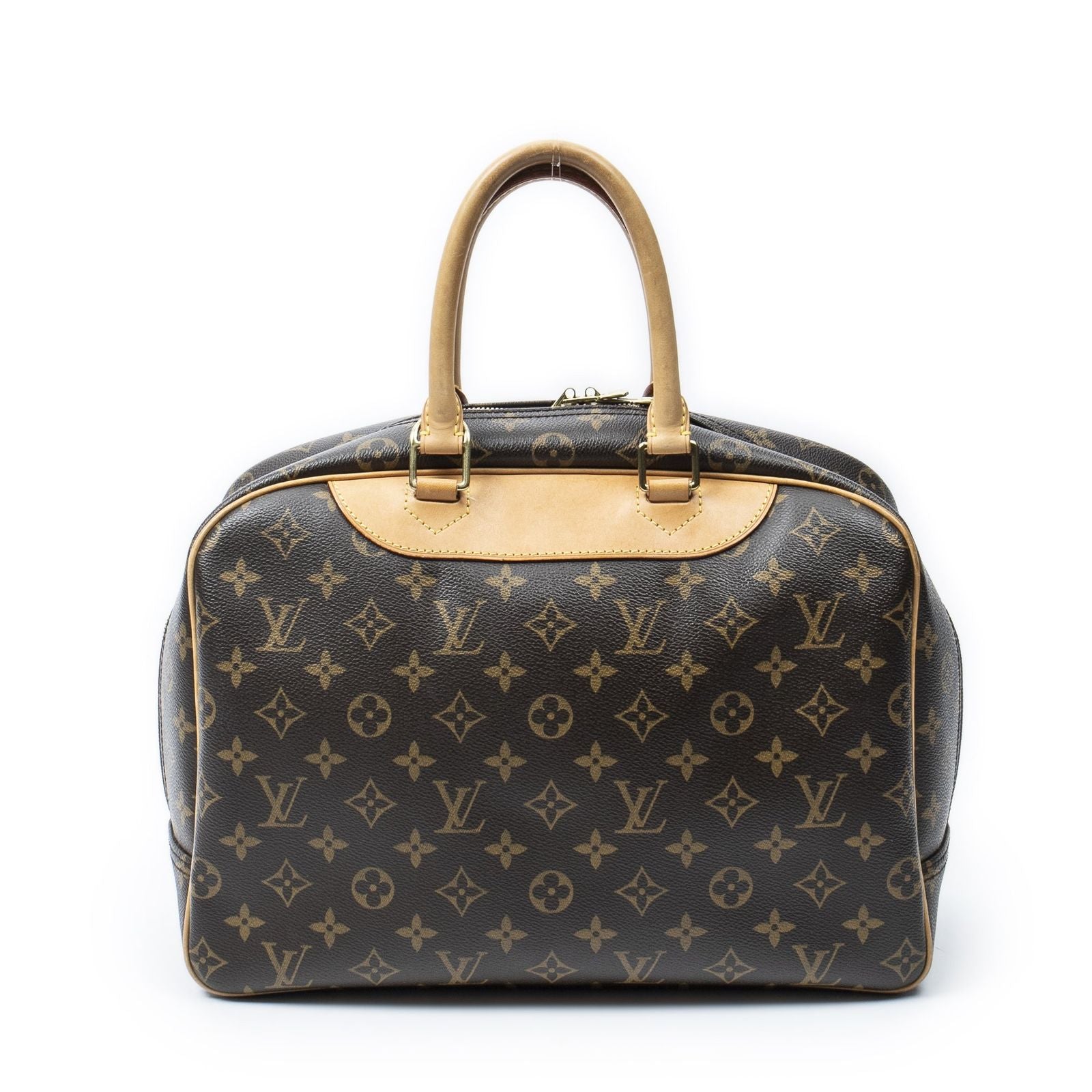 Louis Vuitton Deauville Brown Monogram Canvas Handbag — view 5