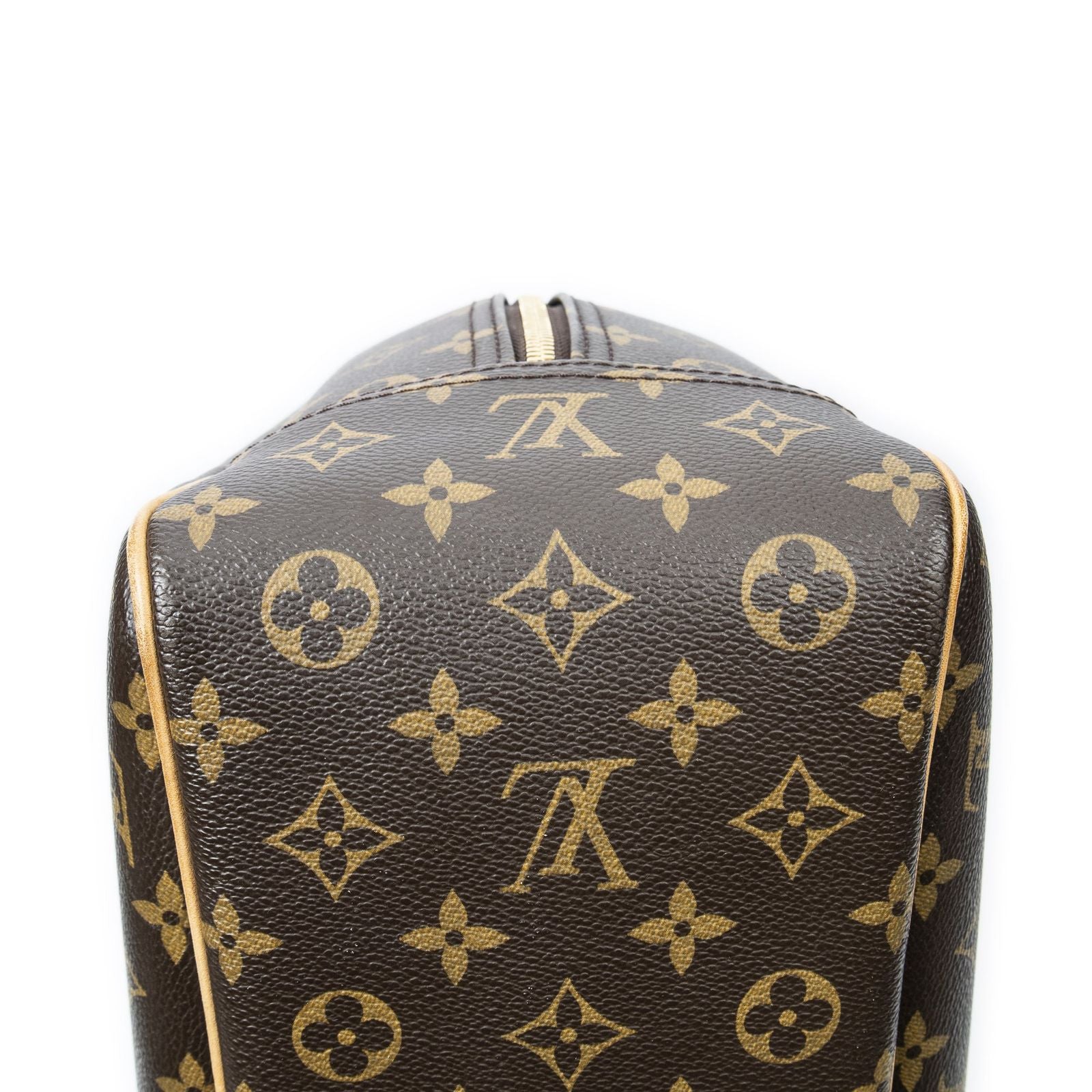 Louis Vuitton Deauville Brown Monogram Canvas Handbag — view 8