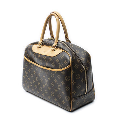 Louis Vuitton Deauville Brown Monogram Canvas Handbag — view 2