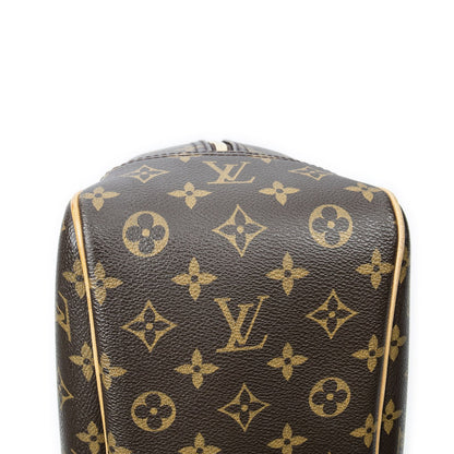 Louis Vuitton Deauville Brown Monogram Canvas Handbag — view 7
