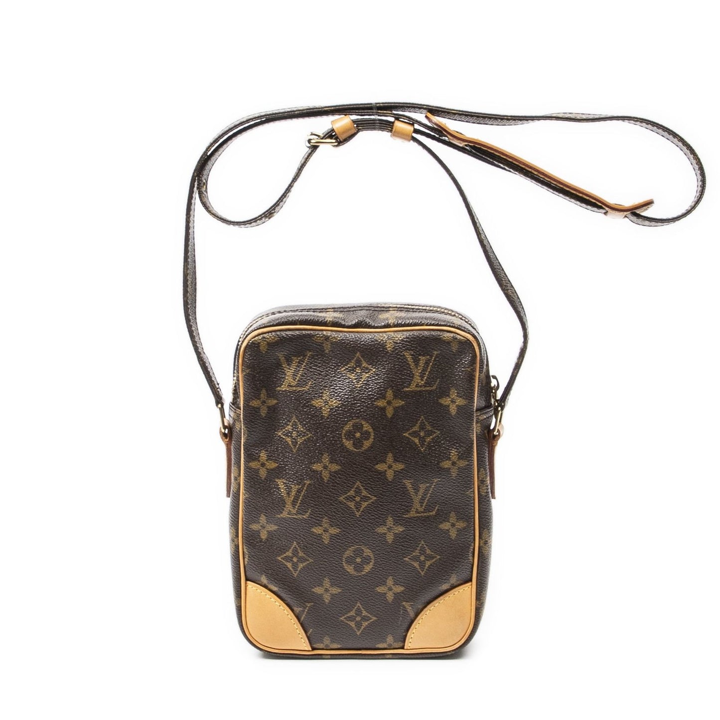 Louis Vuitton Danube Brown Monogram Canvas Crossbody — view 5