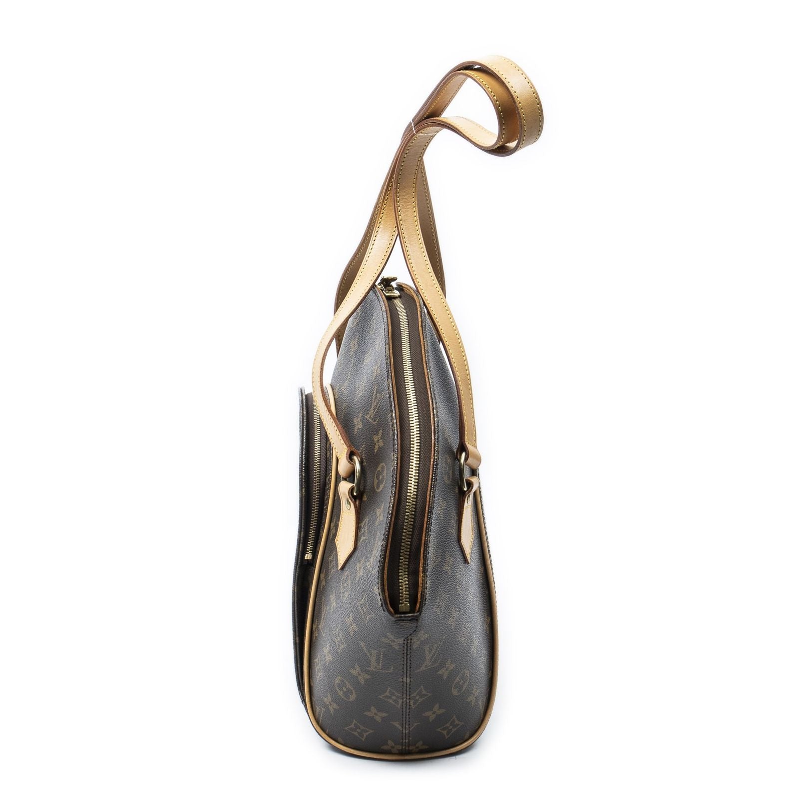 Louis Vuitton Ellipse Shopping Brown Monogram Canvas Messenger Bag — view 3