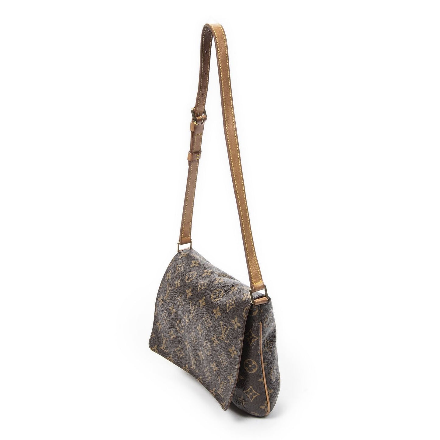 Louis Vuitton Musette Tango Brown Monogram Canvas Messenger Bag — view 2