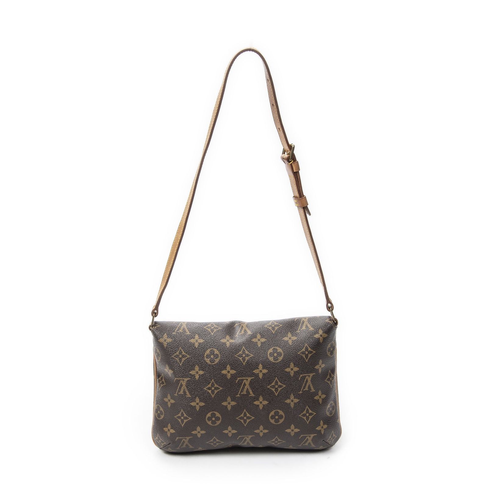 Louis Vuitton Musette Tango Brown Monogram Canvas Messenger Bag — view 5