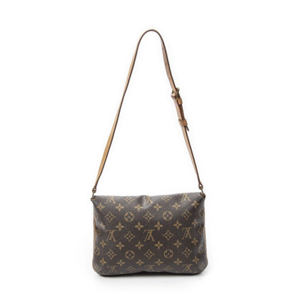 Louis Vuitton Musette Tango Brown Monogram Canvas Messenger Bag — view 5