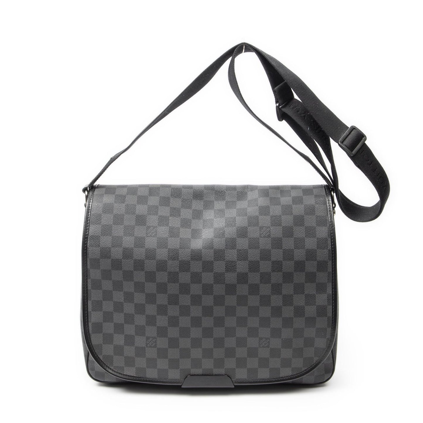 Louis Vuitton Daniel Black Gray Damier Graphite Messenger Bag